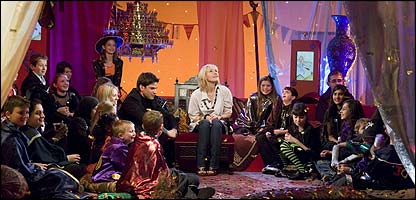 JK Rowling on the blue Peter Show, July 20, 2007.